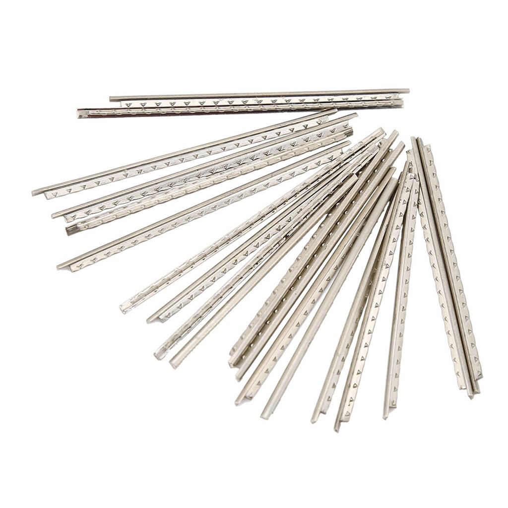 19Pcs Set 2.0mm Durable Guitar Fret Wire Set Replacement Parts for Classical Wooden Guitars
