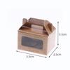 5Pcs 1:12 Dollhouse Miniature Empty Dessert Box Cake Packing Box For Doll House Scene Decor Kids Pretend Play Toys