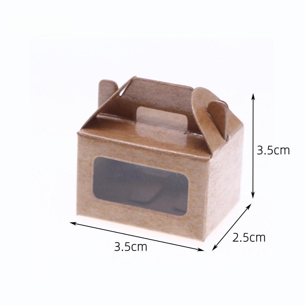 5Pcs 1:12 Dollhouse Miniature Empty Dessert Box Cake Packing Box For Doll House Scene Decor Kids Pretend Play Toys