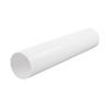 Canal Tub Rotund Ventilație Telescopic PVC Diametru 125mm 1m