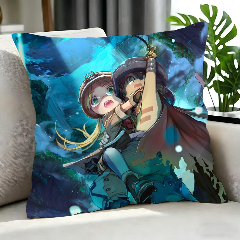 anime Made in Abyss Cushion Cover Cushion Cover Set Pcs x x x Pillowcase Decorative Sofa Home Decor
