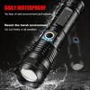 30W High Power Led Flashlight Telescopic Zoom Portable USB Rechargeable LED Lamp Emergency Spotlights Outdoor Camping Torch