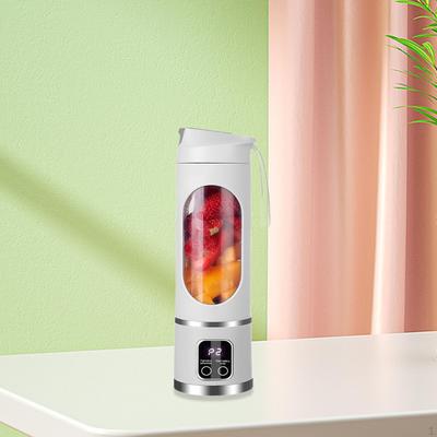 Portable Blender 10 Stainless Steel Balde Compact 450ml Electric Juicer Cup Personal Mixer for