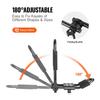 Kayak Roof Rack 2 Pairs J-Bar, Soft Roof Rack Quick Folding, Top Mount Tie Down, Carrier for Kayak, Surf Board, Canoe, SUP, Ski Board, Mount On Car,