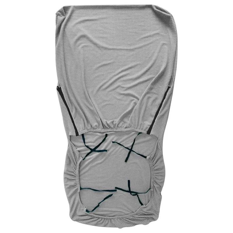 

Однотонный чехол для стула, чехлы для кресел, жаккардовый чехол для кресел из дерева, защитный чехол с застежкой-молнией для гостиной, декора отеля 20X25cm серый