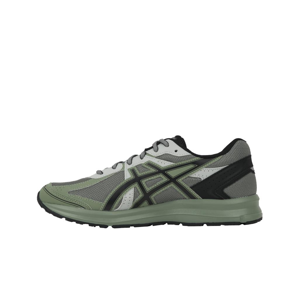 Asics Jog 100S 2E Breite Blatt Rock Schwarz Unisex Sneaker Grau 1201A715-020