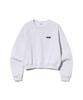 UCLA Women'S Daily Small Logo Crop Sweatshirt [L-M-Grey] (Ubalt52)