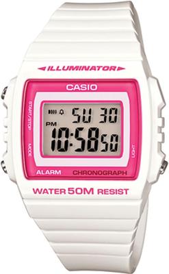 Casio Standardní digitální hodinky Lesklá bílá x Růžová Zahraniční model W-215H-7A2V Pánské Dámské [Položka]