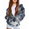 Children's Fashion Christmas Printed Long Sleeved Hooded Sweatshirt Girls' Hoodie Jacket