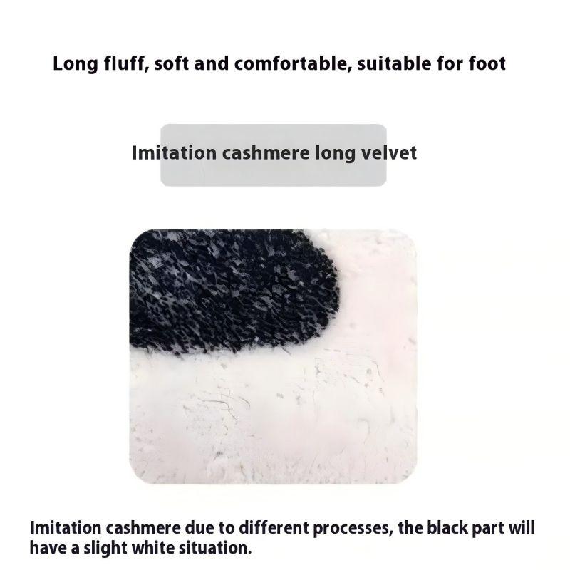 VIKAMA Cartoon Cat Bedroom Bedside Carpet, Soft And Comfortable Plush Floor Mat, Living Room Home Decoration Carpet
