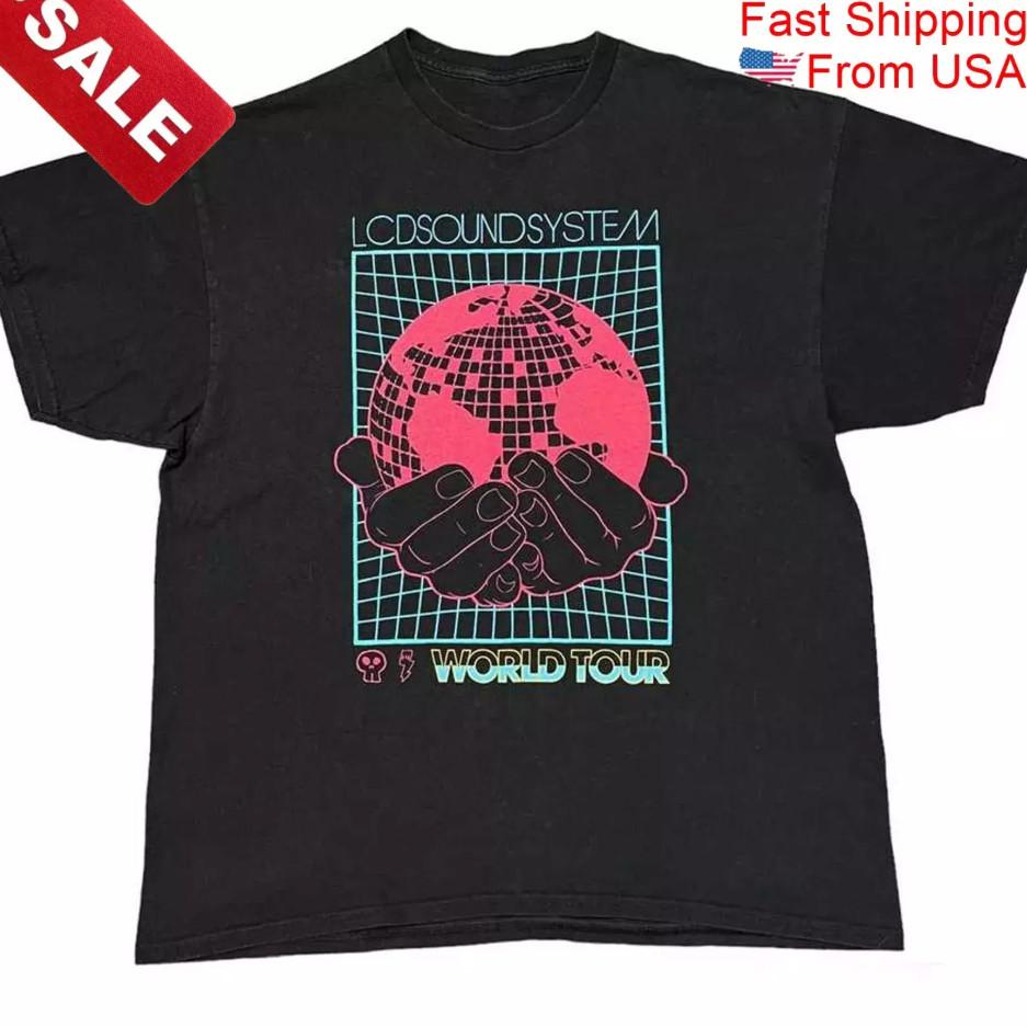 LCD Soundsystem Band World Tour T-shirt size S-5XL XL