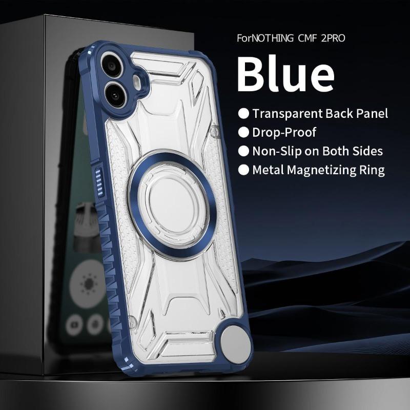 Magnetic Phone Case For Nothing CMF Phone 2 Pro Case PC Transparent Hard Cover Hybrid Armor Shell Shockproof Bumper