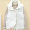 Navava Nc472 Warm Hem String High Neck Padding Vest