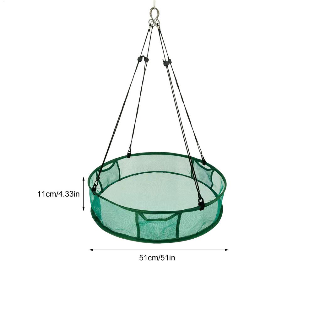 

Outdoor Bird Feeder With 3 Pockets Large Feeding Hangable Wild Bird Hummingbird Feeder For Hummingbird Chickadee Finch Garden синий