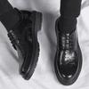 Fashion Spring Business Casual Shoes Leather Shoes Thick Soled Formal Shoes Fashion Brogue Shoes Elegant Leisure Walk Oxford Male Shoes