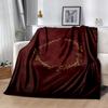 Lord Of The Rings Symbol Flannel Blanket-Soft and Suitable for Sofas,Beds,Offices,Travel,All Seasons,Great Gift for Holidays and Birthdays.