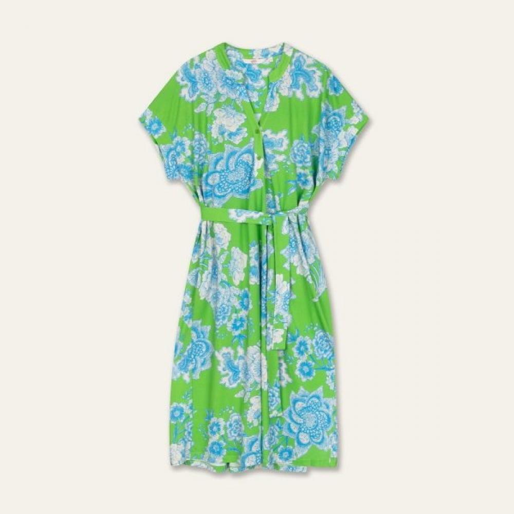 Oilily Dress Pattern Owesaop002 Green (74)/L(77)