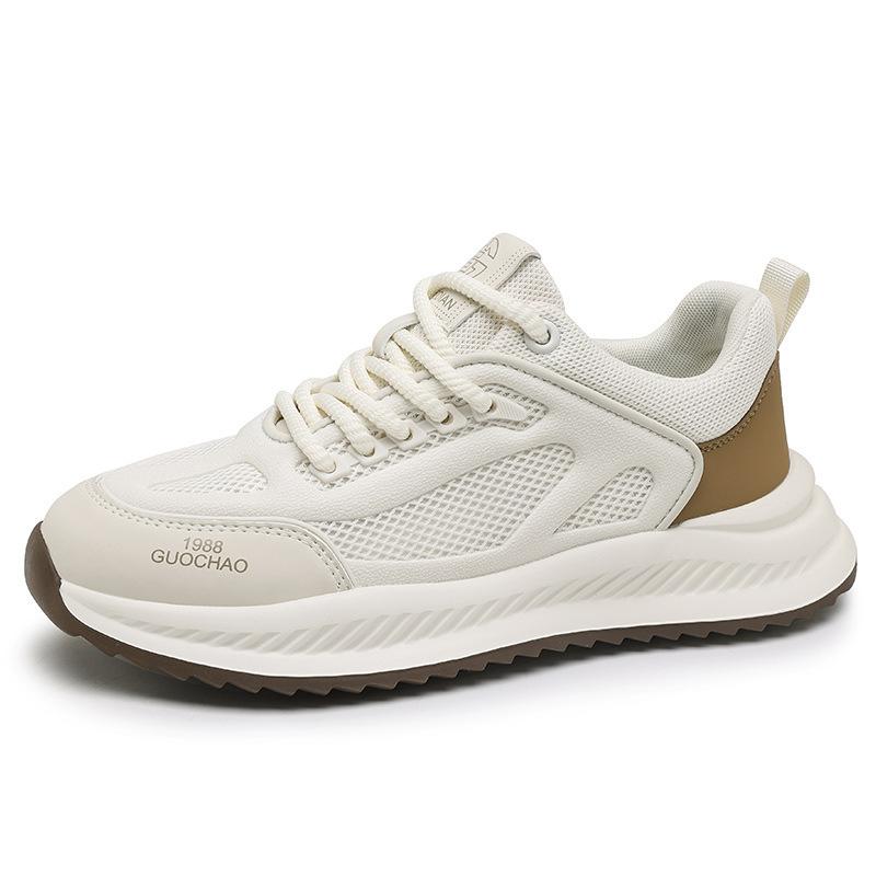 

Dexun shoes men s summer new breathable mesh Forrest Gump sports shoes casual versatile young students height-increasing running shoes 44