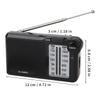 Rechargeable AM/FM Radio 150RG Small Radio Pointer Radio Pocket Radio  Travel