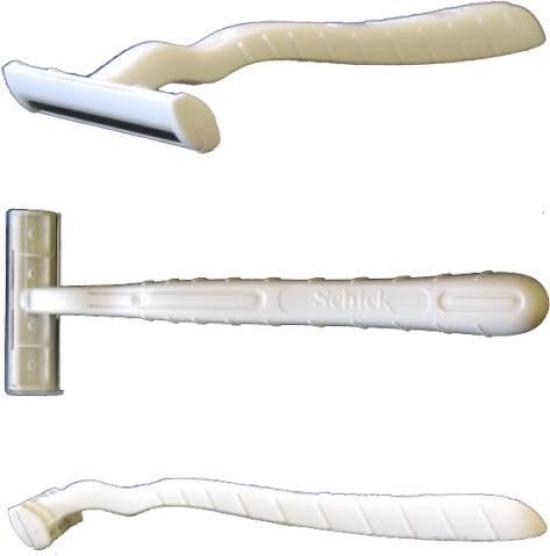 Hotel Amenities Disposable Schick Special Individually Commercial 100 Razors Razors, SS-II, Wrapped, Use,