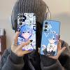 ReZero Rem Waifu Mobile Phone Case for Samsung Galaxy S26 S25 S24 S23 S22 S21 S20 Note20 Plus FE Ultra Colorful Cover Cellphones