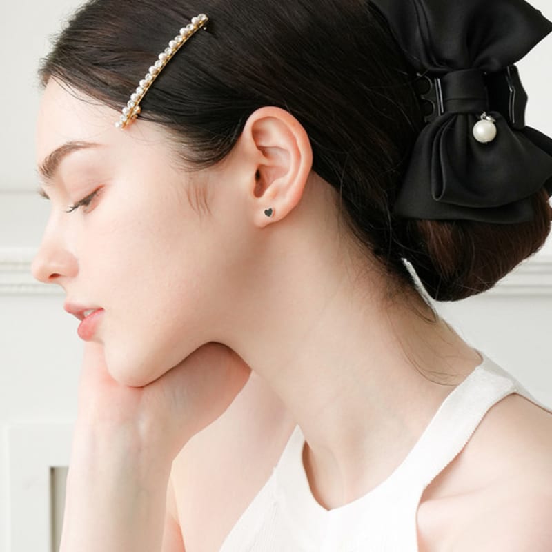 Dana Burton Pearl Crystal Bloom Hairpin