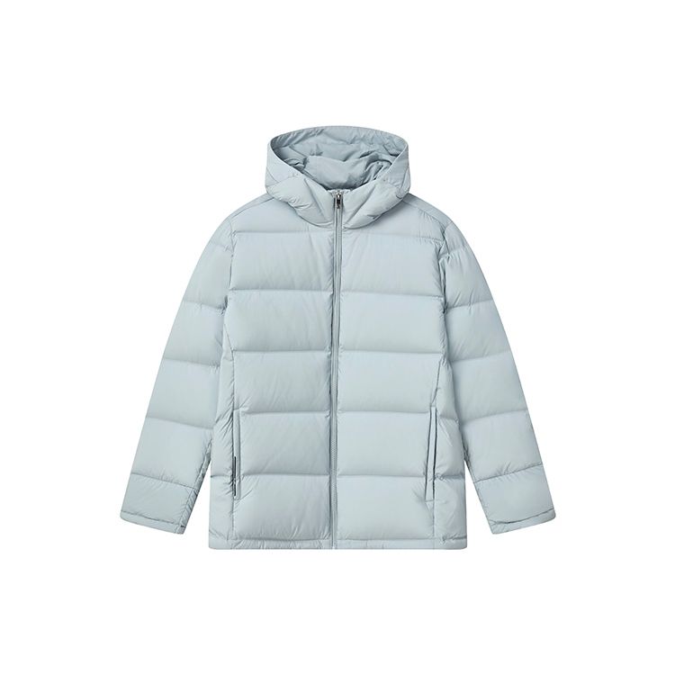 FILA Business Casual Simple Warm Long Sleeve Down Jacket Men Outerwear Gel-Grey F11M242908F-GY