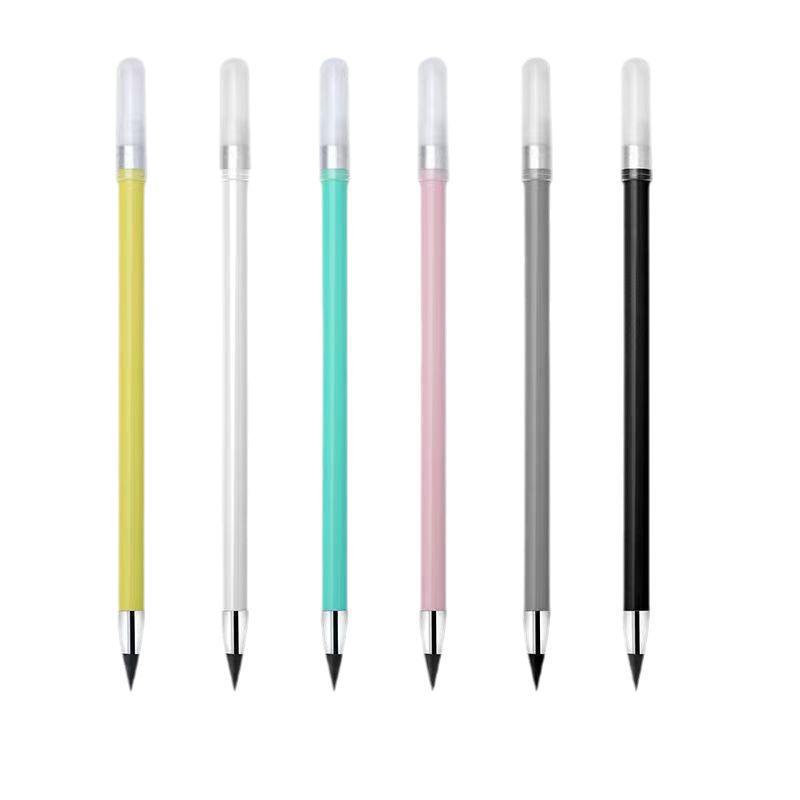 Eternal Unbreakable Pencil with Eraser: No Sharpening Needed, Macaron Colors, Durable & Innovative Design