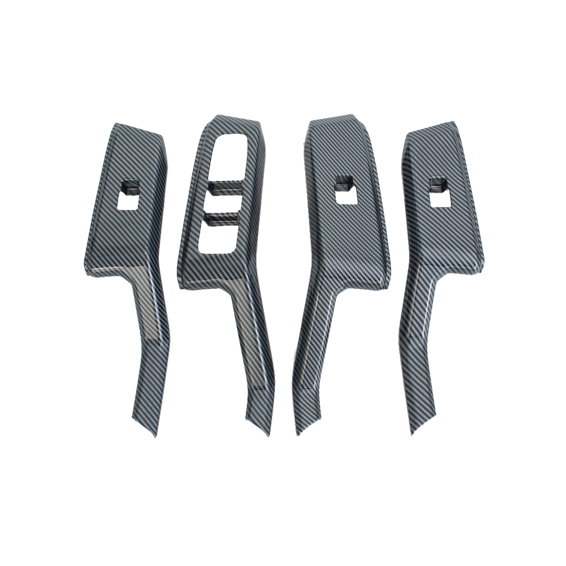 Car Window Button Frame Sticker for RAV4/Weilanda Interior Decoration