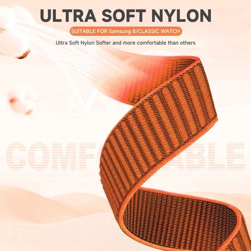 Nylon Strap for Samsung Galaxy Watch 8 40 44mm Band Parachute Buckle Belt Correa Bracelet  for Galaxy Watch 8classic 46mm Straps