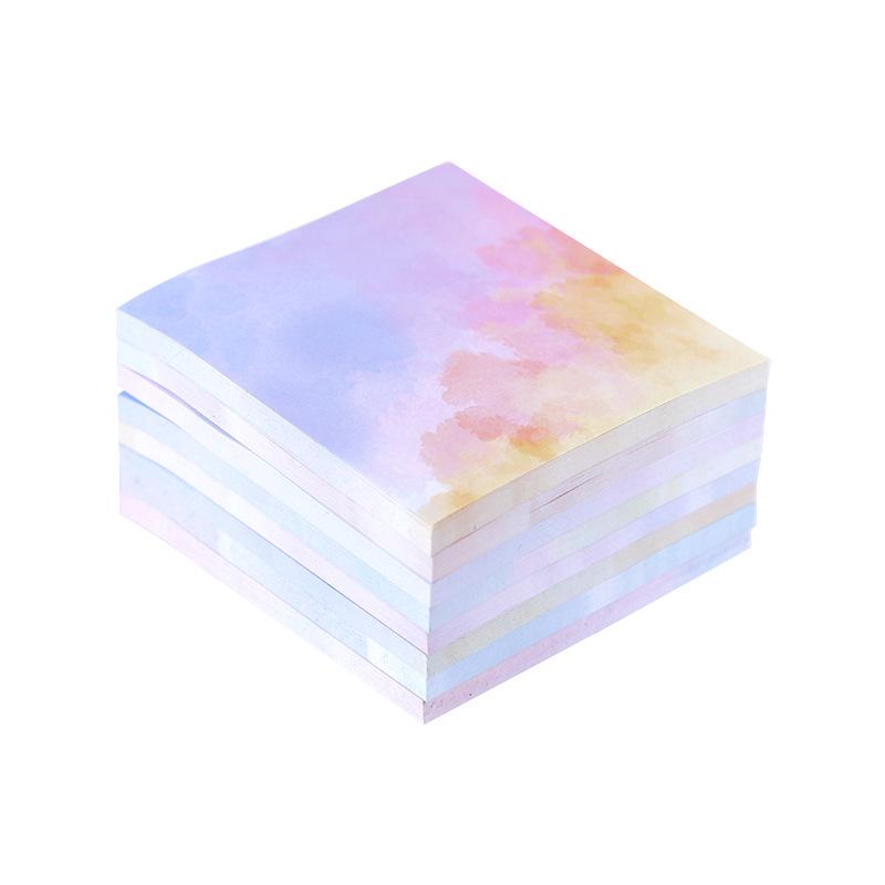 Gift Colorful Starry Sky Sticky Memo Pad Notes Good Quality and Low Price Simple Office School Supplies Kawai Stationery Lovely