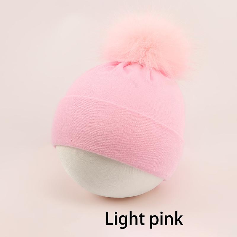 Baby Winter Warm Hats Toddler Pom Pom Beanie Knit Soft Caps For Boys Girls Cotton Elastic Children Bonnet Hat Beanies Girls Caps