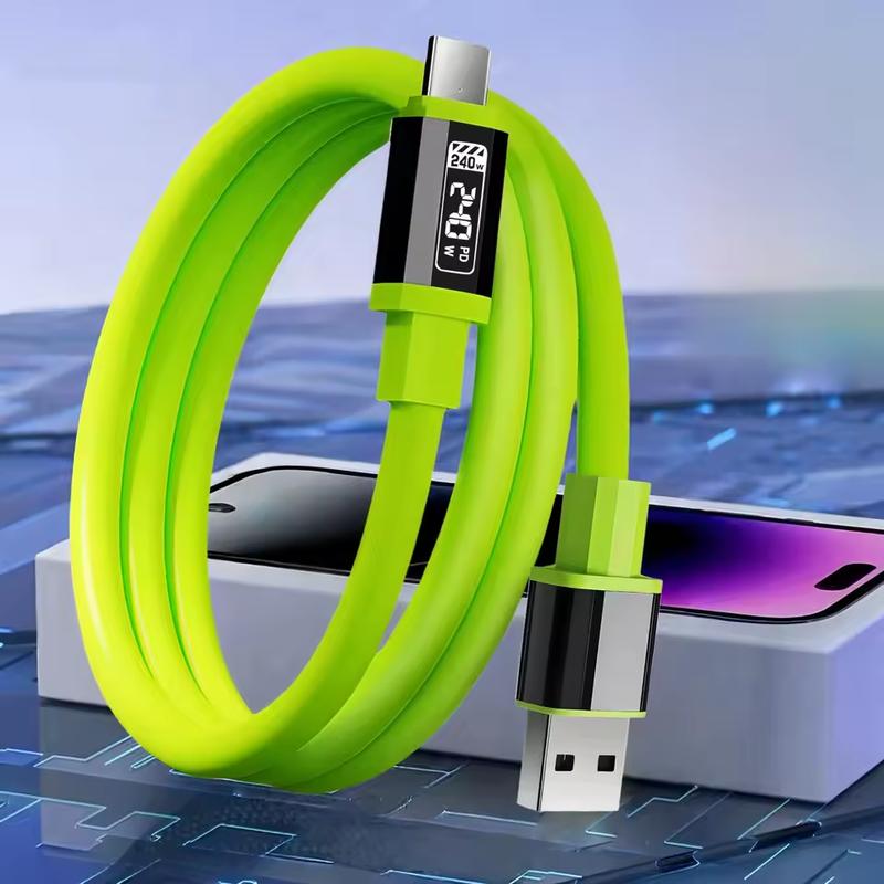 240W Universal USB C To Type C Fast Charging Cable 0.3m/1m/1.5m/2m USB PD Data Cord For iPhone 15 16 17 Android Samsung Xiaomi