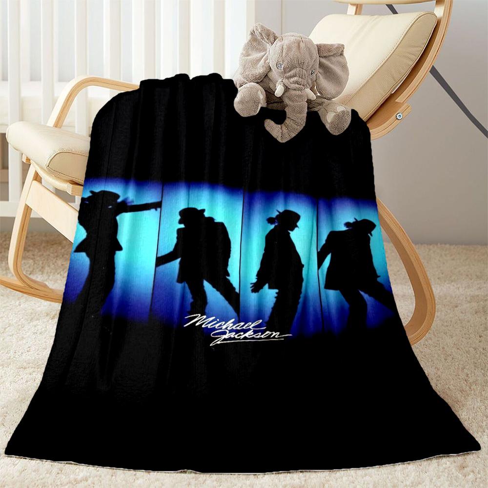 Michael Jackson 68 Blanket Warmthful Decor Great for Bedding Picnics Seaside for All Occasions Stylish Decor Gifts For Family Or Friends