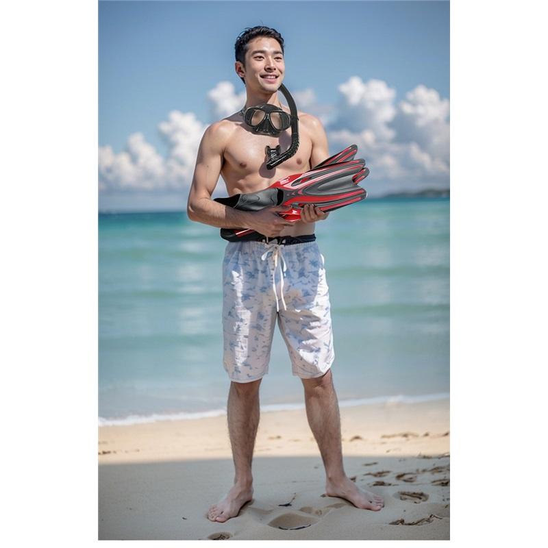 TPR Swimming Diving Fins Rubber Free Snorkeling Fins Lightweight Adjustable Foot Fins For Water Sports And Swimming Activities