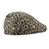 Leopard-print Beret Women's Retro Painter's Cap