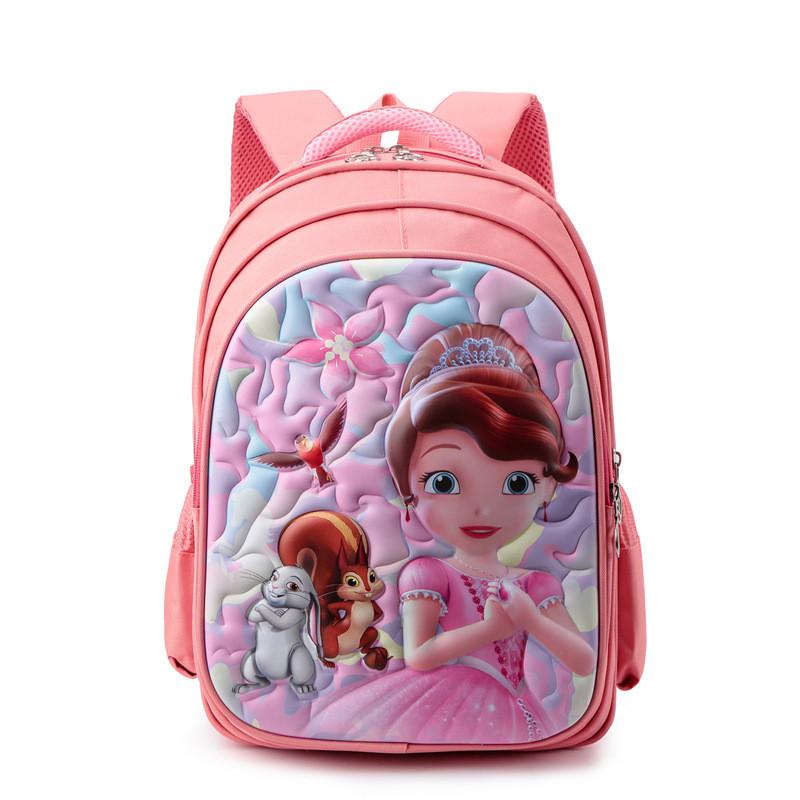 

Waterproof And Breathable Dual Shoulder Backpack For Boys And Girls School Use Dark Pink One