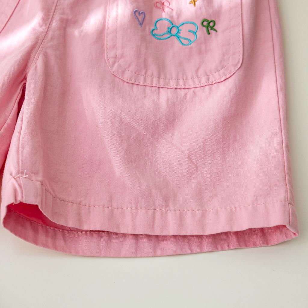 Girls' Lace Casual Pants Summer Sweet and Cute Embroidered Shorts Baby Korean Shorts