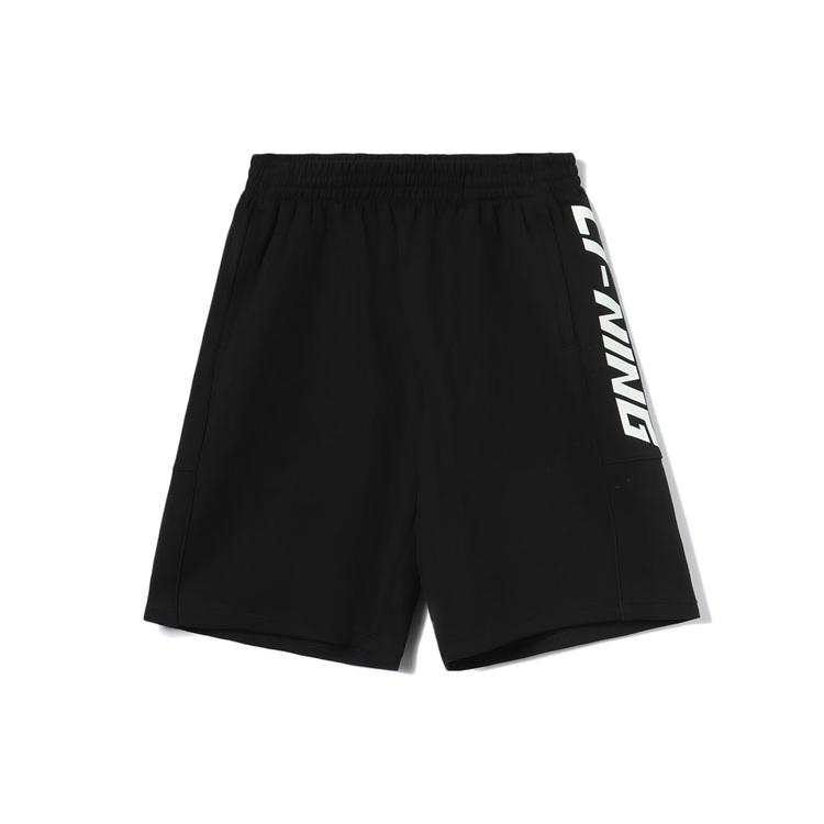 Li Ning Sports Fashion Collection Casual Shorts Men's Black Moderate AKSR451-2