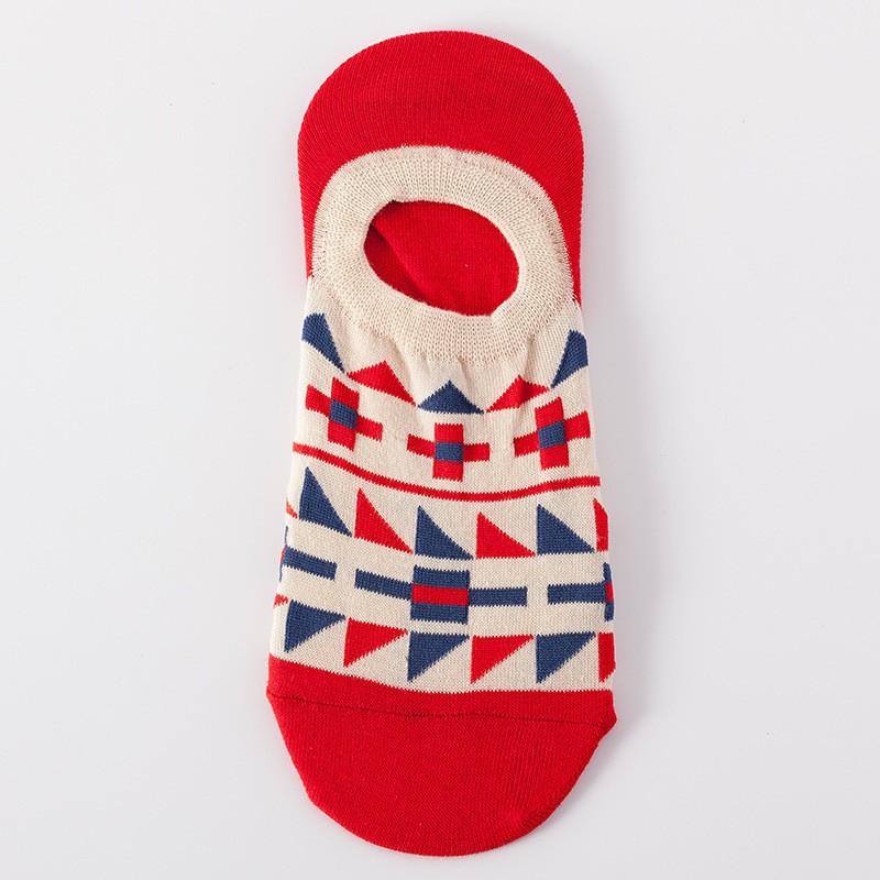 Womens Invisible Low-Cut Cotton Socks Non-Slip Ankle Breathable Casual Short Daily Wear