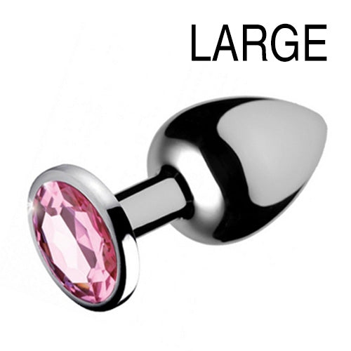 Gem Pink Jewel Plug 8 X 4 Cm - Booty Sparks - Anal Jewelry