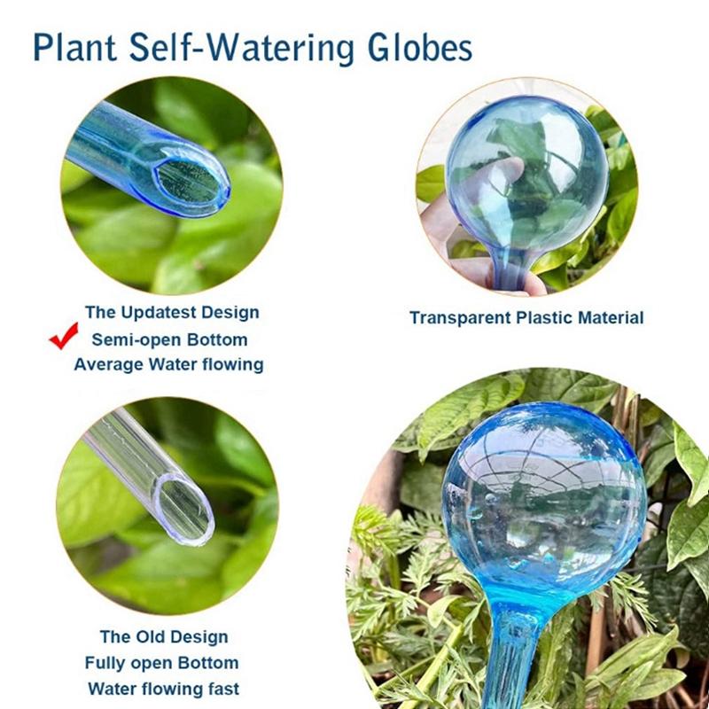 3 Stück Zimmerpflanzen Selbstbewässerungskugel Automatische Pflanzenblumen Wasserbirnen Tropfbewässerungsgerät System für Garten Blumenpflanze