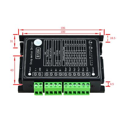 Aibecy B1206 FullHalf Schritttreiber 2Phasen Schrittmotortreiber Antriebsspannung 20V120VDC Strom