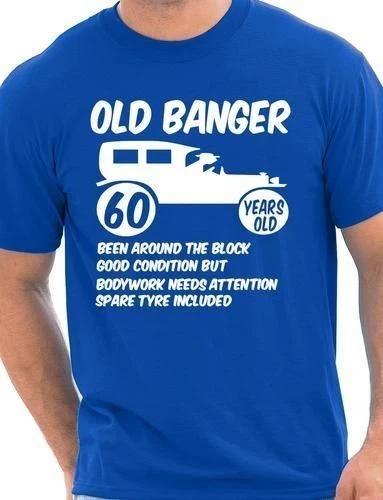 60th Birthday Mens T shirt Gift Present Funny Novelty Gift Sizes Small - xxl 2XL
