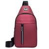 Men'S Oxford Cloth Breast Bag Multifunctional Sports Outdoor Leisure Shoulder Backpack Crossbody Bag