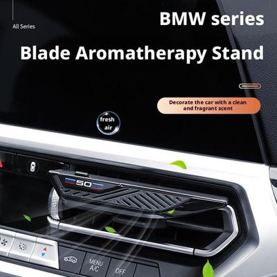For BMW Car Air Freshener Blade Shape Styling Vent Perfume Diffuser Fragrance Clip Parfum For BMW Air Freshener Accessories