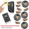 21mm/25mm Car Key Emblem Stickers Auto Door Keyhole Logo Decal For Escalade CTS ATS SRX STS XT5 XT4 XT6 XTS CT4 CT6
