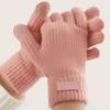Women Winter Gloves Touch Screen Warm Knitted Gloves Soft Full Finger Thick Gloves for Daily Outings Driving Outdoors