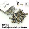 New 100x Fuel Injector Basket Micro Filter Universal for ASNU03C Injector Repair Kit