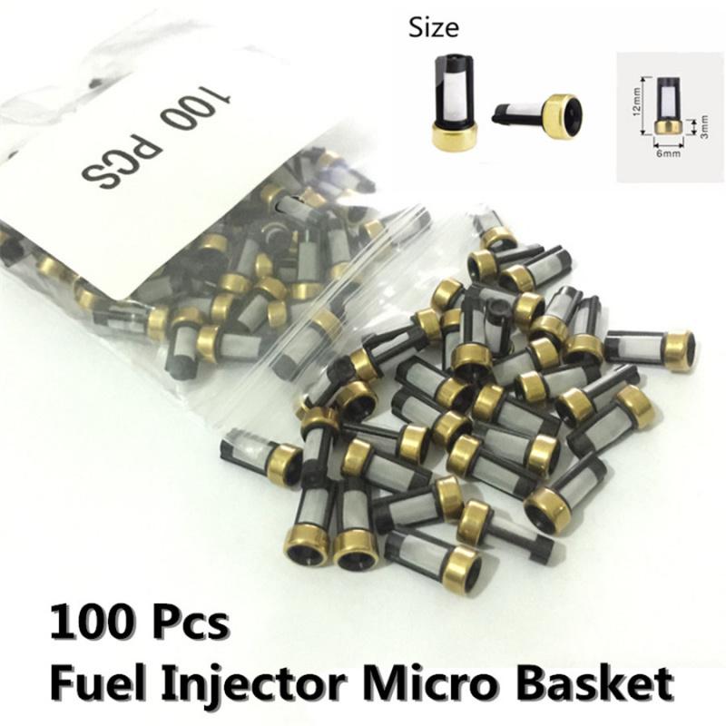 New 100x Fuel Injector Basket Micro Filter Universal for ASNU03C Injector Repair Kit